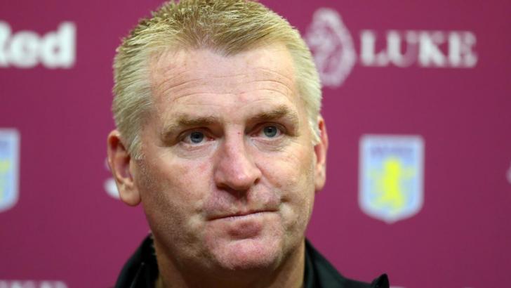 Aston Villa manager Dean Smith.